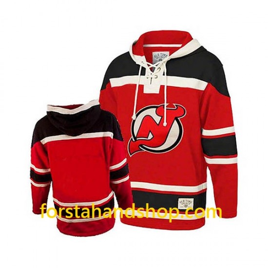 New Jersey Devils Röd Huvtröjor Sweatshirts