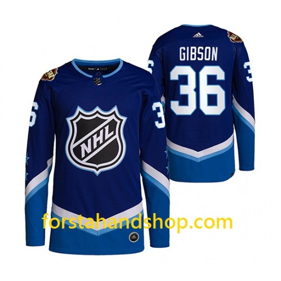 Anaheim Ducks Tröjor John Gibson 36 2022 All-Star Blå Authentic