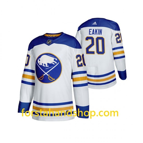 Buffalo Sabres Tröjor Cody Eakin 20 Adidas 2020-2021 Vit Authentic