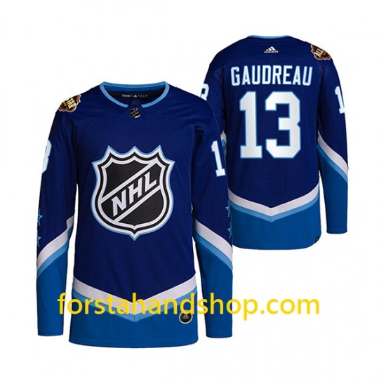 Calgary Flames Tröjor Johnny Gaudreau 13 2022 All-Star Blå Authentic