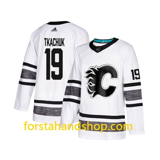 Calgary Flames Tröjor Matthew Tkachuk 19 Adidas 2019 All-Star Vit Authentic