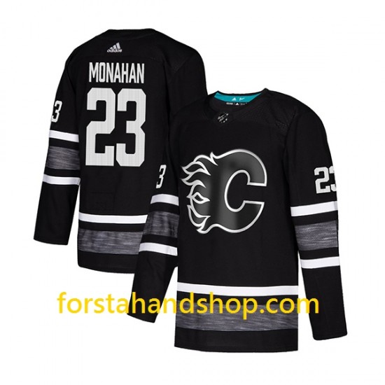 Calgary Flames Tröjor Sean Monahan 23 Adidas 2019 All-Star Svart Authentic