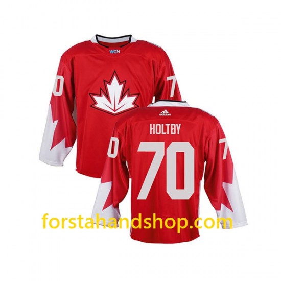 Kanada Tröjor Braden Holtby 70 WCH2016 Röd Authentic