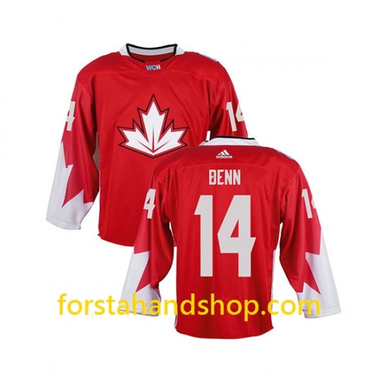 Kanada Tröjor Jamie Benn 14 WCH2016 Röd Authentic