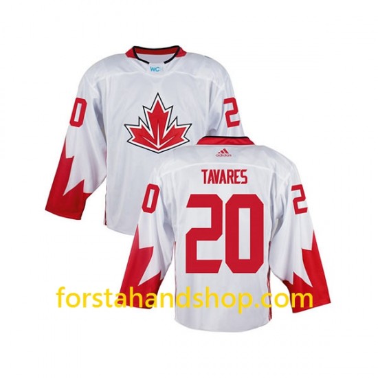 Kanada Tröjor John Tavares 20 WCH2016 Vit Authentic