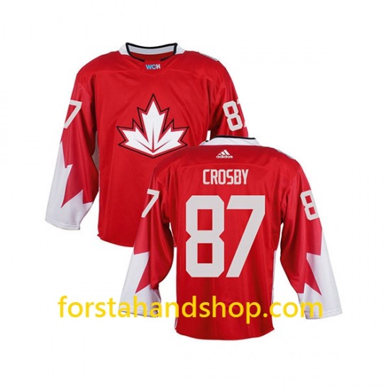 Kanada Tröjor Sidney Crosby 87 WCH2016 Röd Authentic