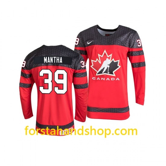 Kanada Tröjor Team Anthony Mantha 39 Nike 2019 IIHF World Championship Röd Authentic