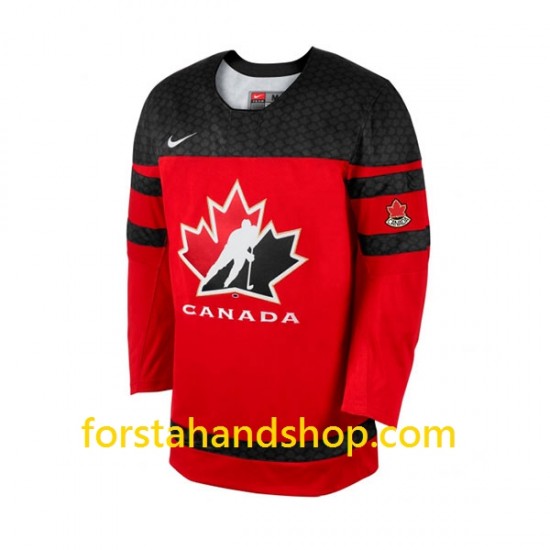 Kanada Tröjor Team Blank Nike 2019 IIHF World Championship Röd Authentic
