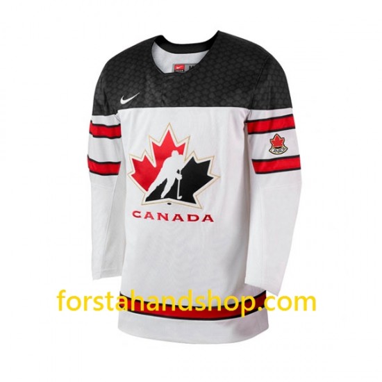 Kanada Tröjor Team Blank Nike 2019 IIHF World Championship Vit Authentic