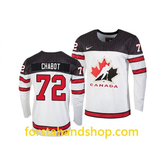 Kanada Tröjor Team Thomas Chabot 72 Nike 2019 IIHF World Championship Vit Authentic