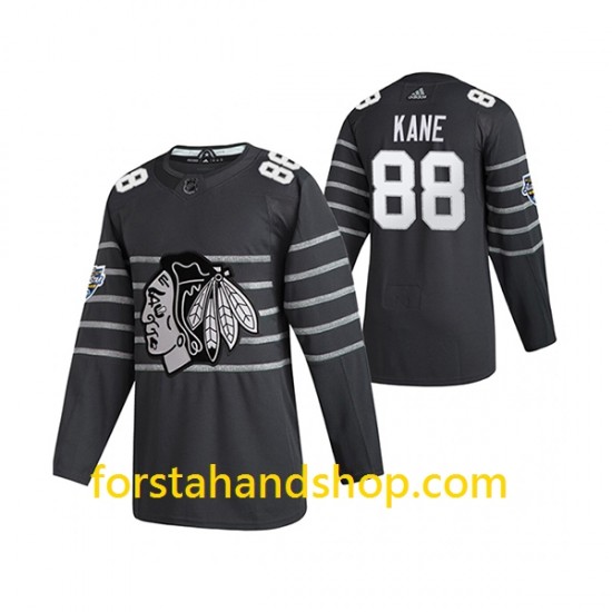 Chicago Blackhawks Tröjor Patrick Kane 88 Adidas 2020 All-Star Grå Authentic