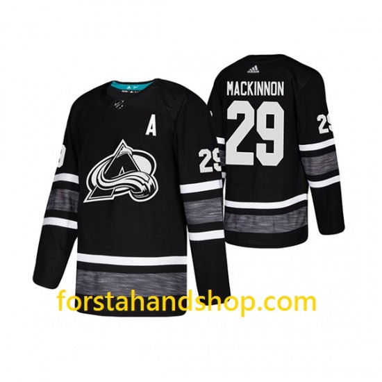Colorado Avalanche Tröjor Nathan MacKinnon 29 Adidas 2019 All-Star Svart Authentic