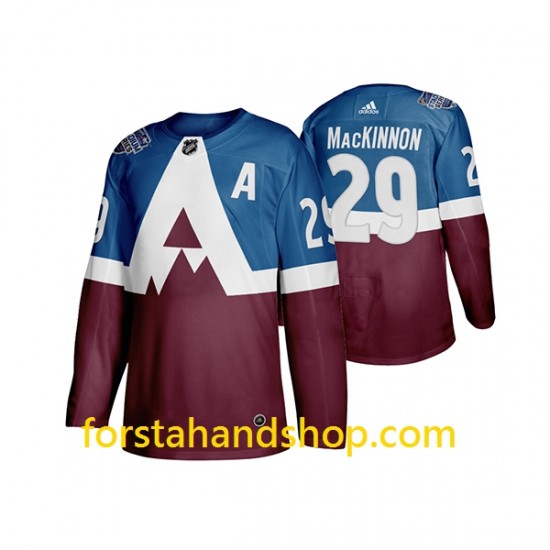 Colorado Avalanche Tröjor Nathan MacKinnon 29 Adidas 2020 Stadium Series Authentic
