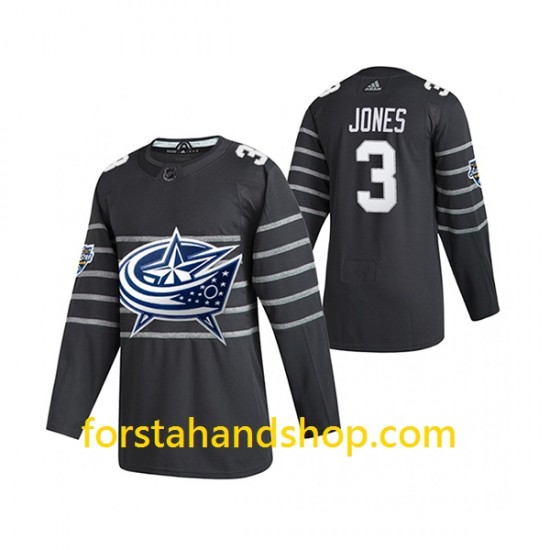 Columbus Blue Jackets Tröjor Seth Jones 3 Adidas 2020 All-Star Grå Authentic