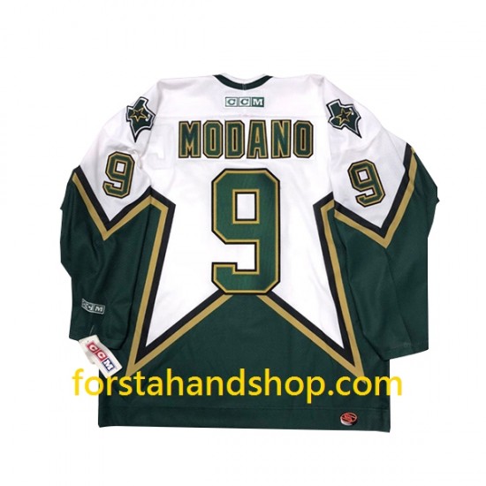 Dallas Stars Tröjor Mike Modano 9 CCM Throwback Home Authentic