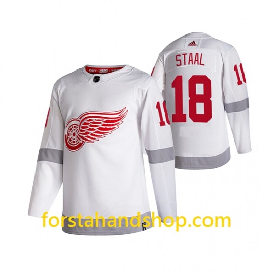 Detroit Red Wings Tröjor Marc Staal 18 Adidas 2021 Reverse Retro Authentic