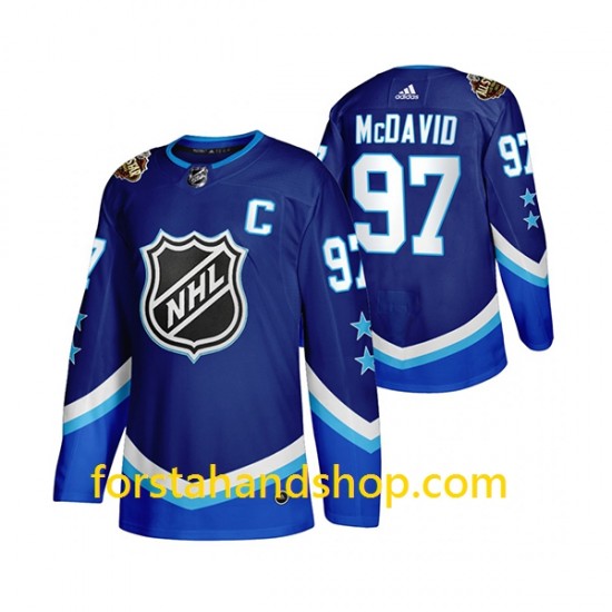 Edmonton Oilers Tröjor Connor McDavid 97 2022 All-Star Blå Authentic