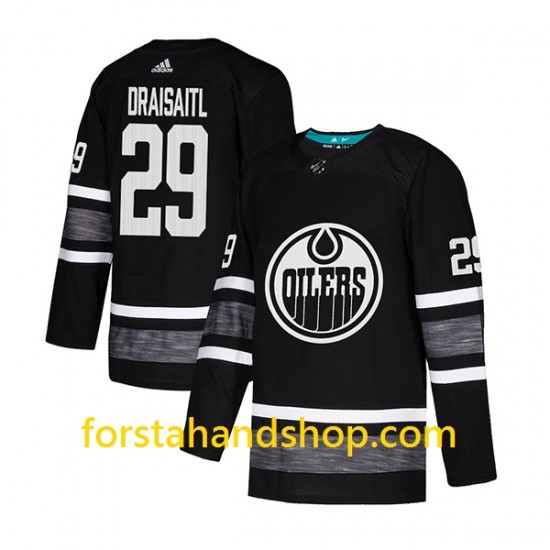 Edmonton Oilers Tröjor Leon Draisaitl 29 Adidas 2019 All-Star Svart Authentic