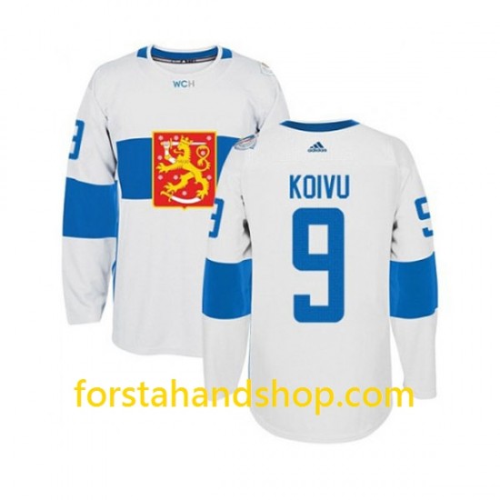 Finland Tröjor Mikko Koivu 9 Adidas WCH2016 Vit Authentic