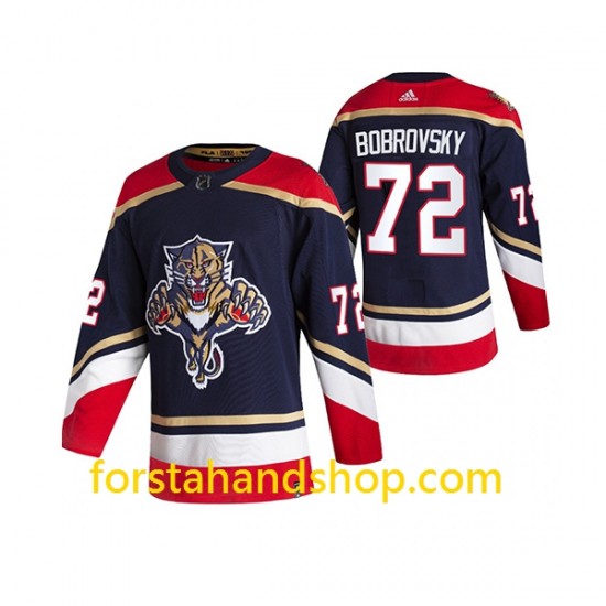 Florida Panthers Tröjor Sergei Bobrovsky 72 Adidas 2021 Reverse Retro Authentic