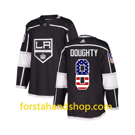 Los Angeles Kings Tröjor Drew Doughty 8 Adidas USA Flag Authentic