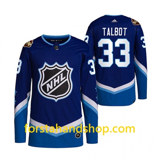 Minnesota Wild Tröjor Cam Talbot 33 2022 All-Star Blå Authentic