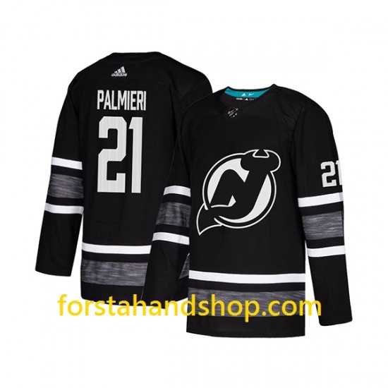 New Jersey Devils Tröjor Kyle Palmieri 21 Adidas 2019 All-Star Svart Authentic