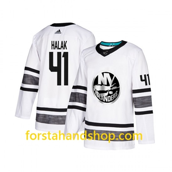 New York Islanders Tröjor Jaroslav Halak 41 Adidas 2019 All-Star Vit Authentic