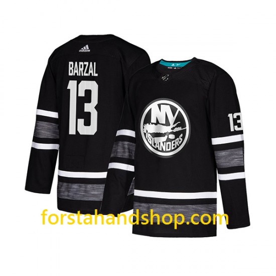 New York Islanders Tröjor Mathew Barzal 13 Adidas 2019 All-Star Svart Authentic