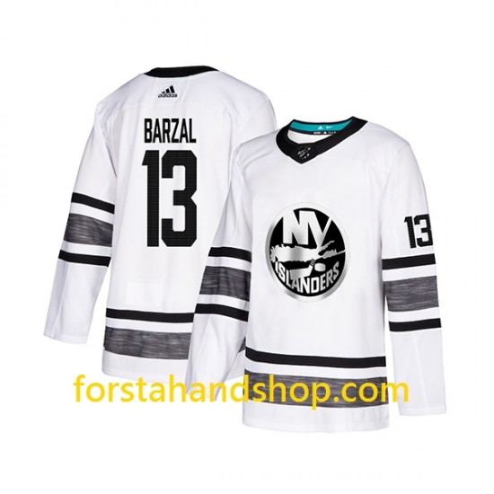 New York Islanders Tröjor Mathew Barzal 13 Adidas 2019 All-Star Vit Authentic