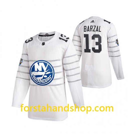 New York Islanders Tröjor Mathew Barzal 13 Adidas 2020 All-Star Vit Authentic
