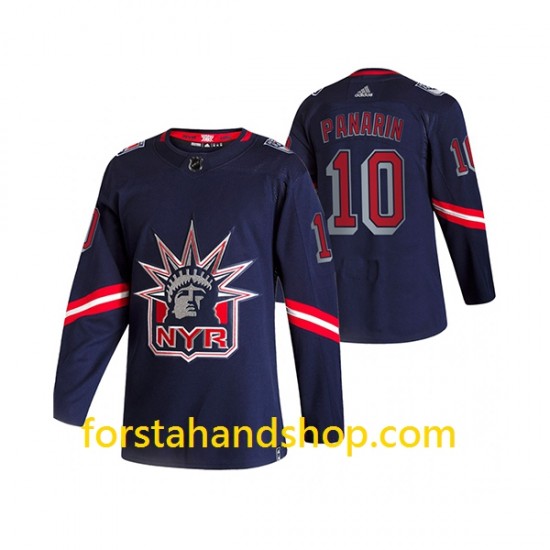 New York Rangers Tröjor Artemi Panarin 10 Adidas 2021 Reverse Retro Authentic