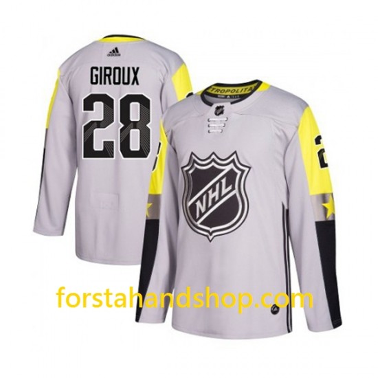 Philadelphia Flyers Tröjor Claude Giroux 28 Adidas 2018 All-Star Grå Authentic