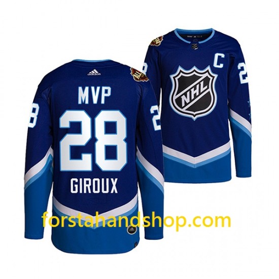 Philadelphia Flyers Tröjor Claude Giroux 28 MVP 2022 All-Star Blå Authentic