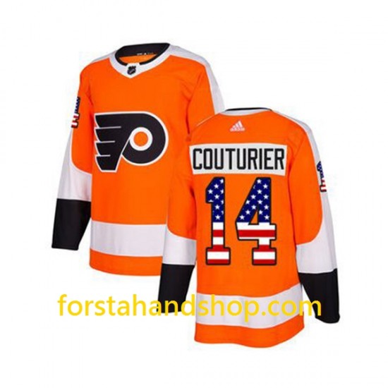 Philadelphia Flyers Tröjor Sean Couturier 14 Adidas USA Flag Authentic
