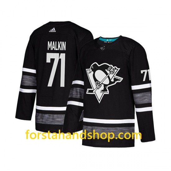 Pittsburgh Penguins Tröjor Evgeni Malkin 71 Adidas 2019 All-Star Svart Authentic