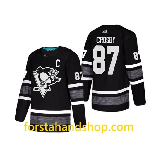 Pittsburgh Penguins Tröjor Sidney Crosby 87 Adidas 2019 All-Star Svart Authentic