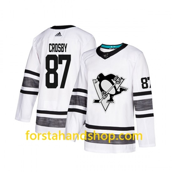 Pittsburgh Penguins Tröjor Sidney Crosby 87 Adidas 2019 All-Star Vit Authentic