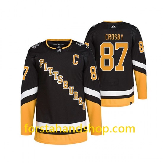 Pittsburgh Penguins Tröjor Sidney Crosby 87 Adidas Svart Authentic