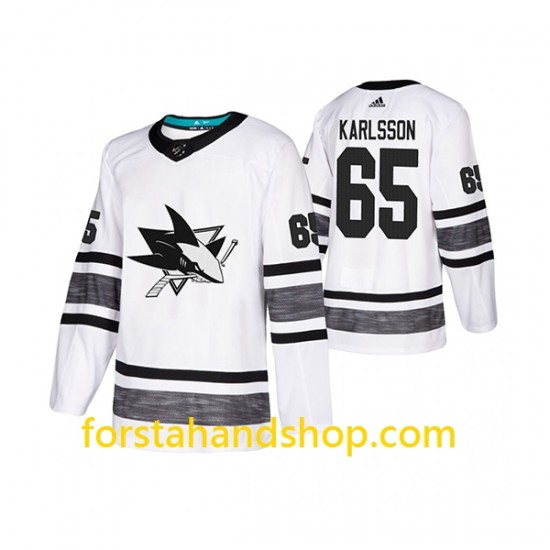 San Jose Sharks Tröjor Erik Karlsson 65 Adidas 2019 All-Star Vit Authentic