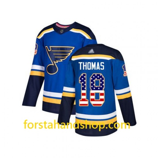 St. Louis Blues Tröjor Robert Thomas 18 Adidas USA Flag Authentic