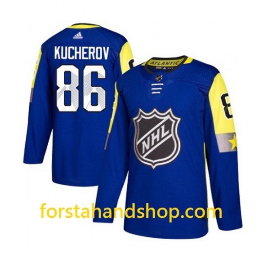 Tampa Bay Lightning Tröjor Nikita Kucherov 86 2018 All-Star Atlantic Adidas Blå Authentic