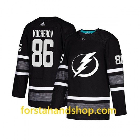 Tampa Bay Lightning Tröjor Nikita Kucherov 86 Adidas 2019 All-Star Svart Authentic