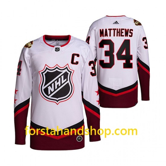 Toronto Maple Leafs Tröjor Auston Matthews 34 2022 All-Star Vit Authentic