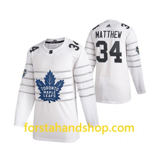 Toronto Maple Leafs Tröjor Auston Matthews 34 Adidas 2020 All-Star Vit Authentic
