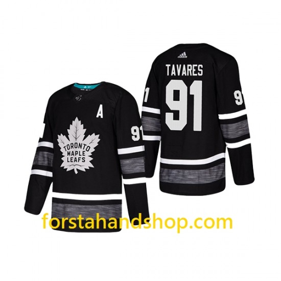 Toronto Maple Leafs Tröjor John Tavares 91 Adidas 2019 All-Star Svart Authentic