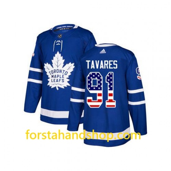 Toronto Maple Leafs Tröjor John Tavares 91 Adidas USA Flag Authentic