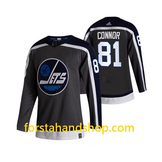 Winnipeg Jets Tröjor Kyle Connor 81 Adidas 2021 Reverse Retro Authentic