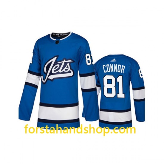Winnipeg Jets Tröjor Kyle Connor 81 Adidas Blå Authentic