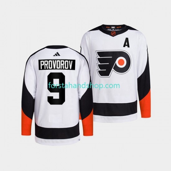Philadelphia Flyers Tröjor Ivan Provorov 9 Adidas 2022 Reverse Retro Vit Authentic